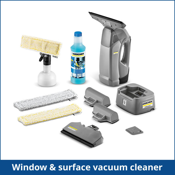 window and surface vacuum cleaner